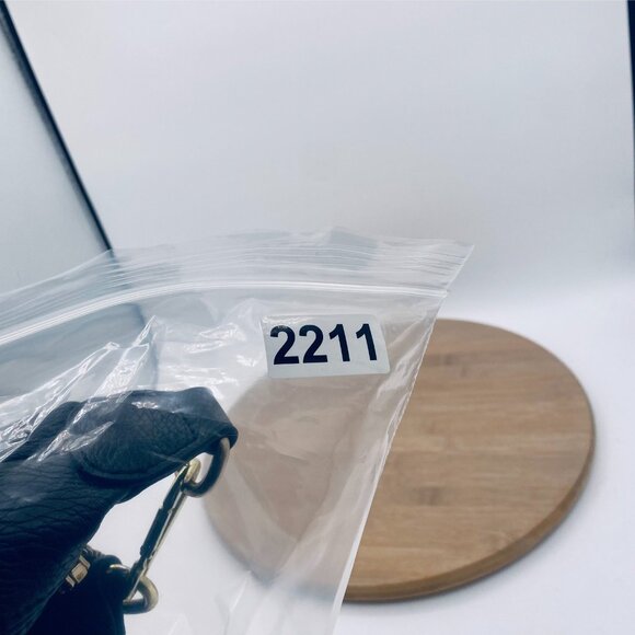 Anthropologie Crossbody Purse Womens XL Black Leather Hobo Messenger Bag - Picture 12 of 12